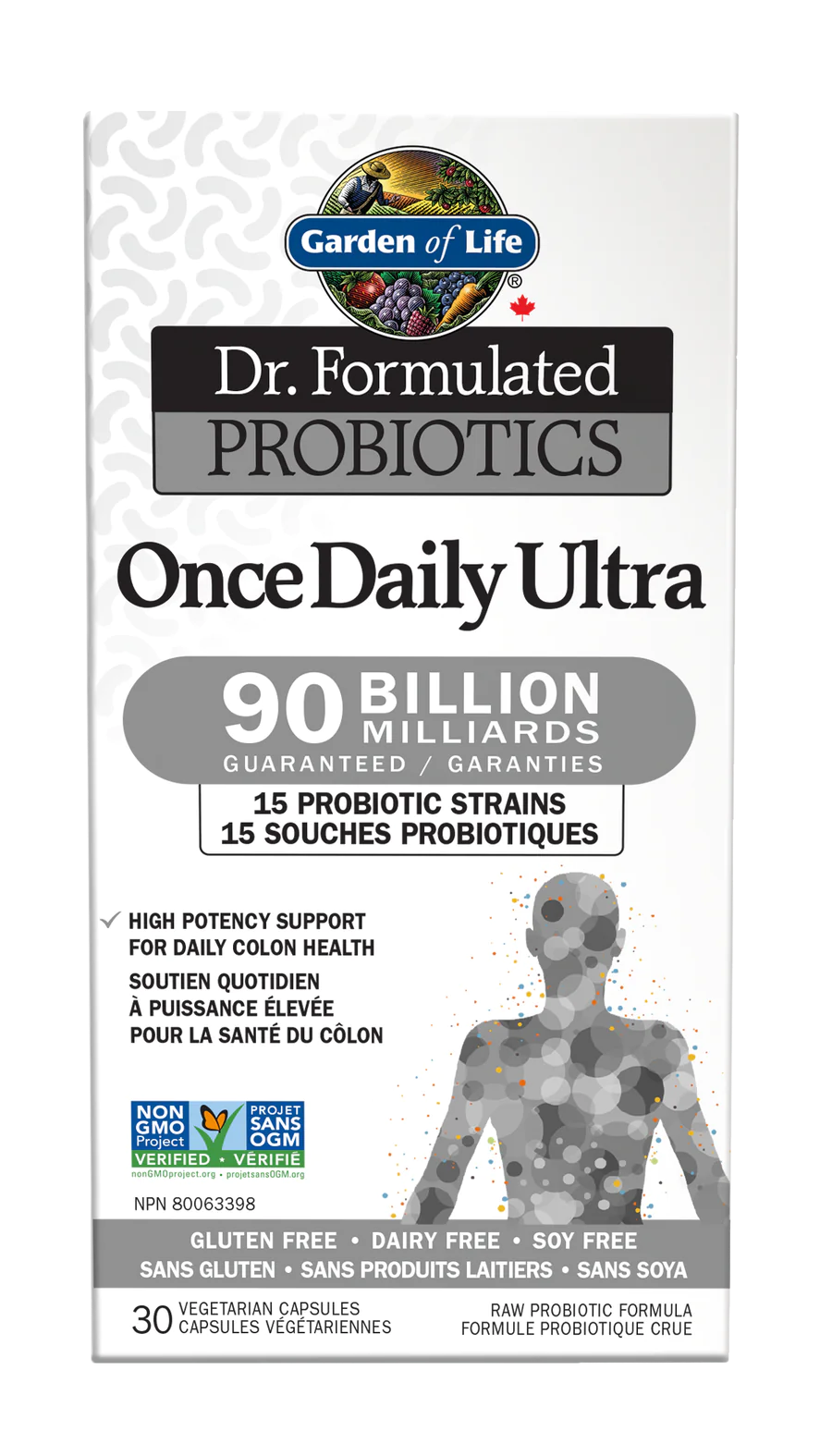 Dr. Formulated Probiotics Once Daily Ultra - 90 Billion CFU (30