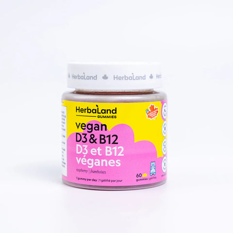 Herbaland | Vegan D3 & B12 Gummies