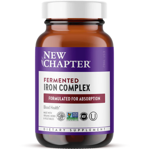 Good for supporting blood health benefits and natural energy production† with fermented Iron, Vitamin B12 & other supporting nutrients all in one supplement tablet daily.